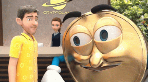 crypto island reddit mascot man